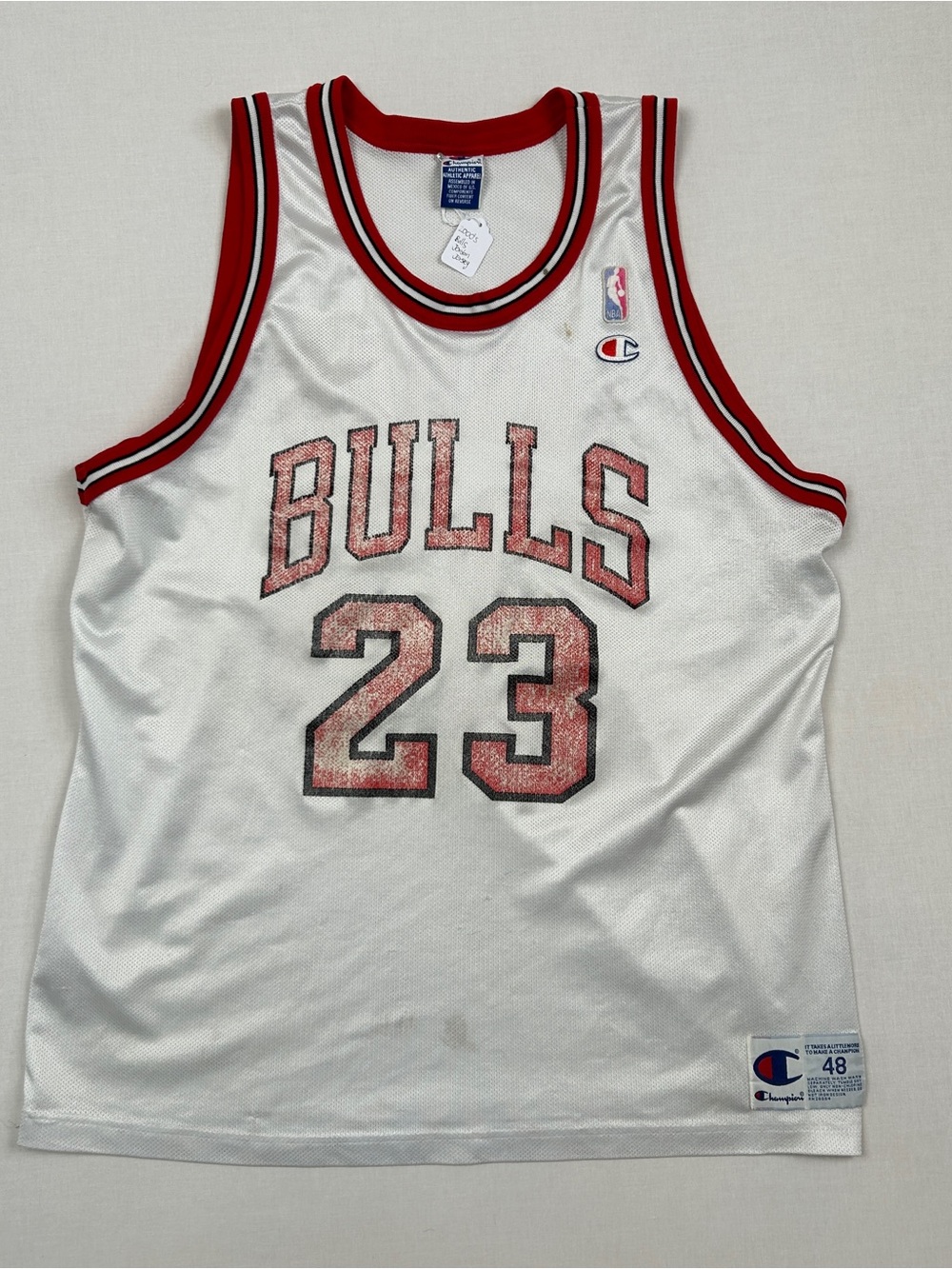 Vintage 90s Champion Chicago Bulls 23 Jordan Jersey
